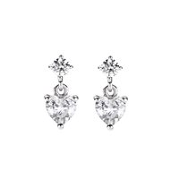 Orecchini Amen Donna Princess in Argento Zircone ECUBB - ECUBB
